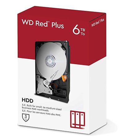 WD 6TB Red Plus NAS